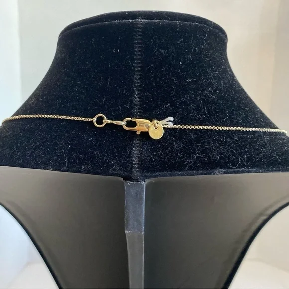 Madewell White Silver Round Beaded Necklace Jewelry Summer Spring Minimilist 36" - Picture 5 of 14